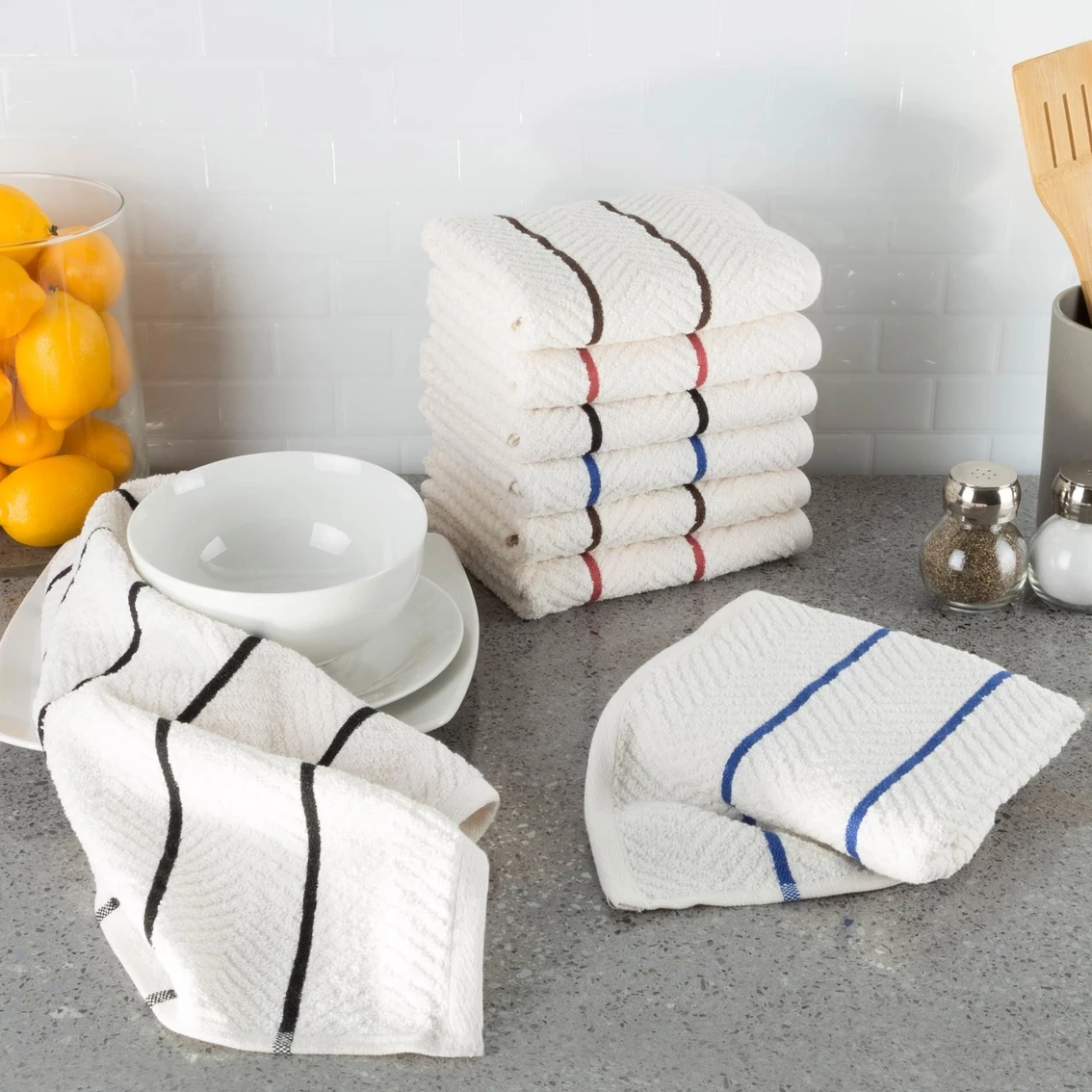 Flash Sale ✨ Lavish Home 100% Combed Cotton Dishcloth And Dishtowel 24 Pc. Set ???? 3 Flash Sale ✨ Lavish Home 100% Combed Cotton Dishcloth And Dishtowel 24 Pc. Set ???? - Image 3