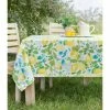 New ???? Benson Mills Fragrant Lemon Fabric Tablecloth ????