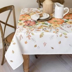 Best reviews of ???? Benson Mills Sunset Harvest Fabric Printed Tablecloth 60 X 84 In. ????