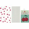 Buy ???? MUkitchen Kitchen Towels 2 Pc. Set With Scrubsy Dish Cloth ????