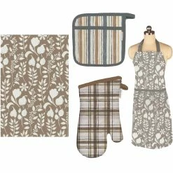 Deals ???? MUkitchen Kitchen Towel Apron Oven Mitt And Pot Holder ????