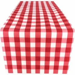 Budget ???? Benson Mills Simple Check Table Runner 13 X 72 In. ????
