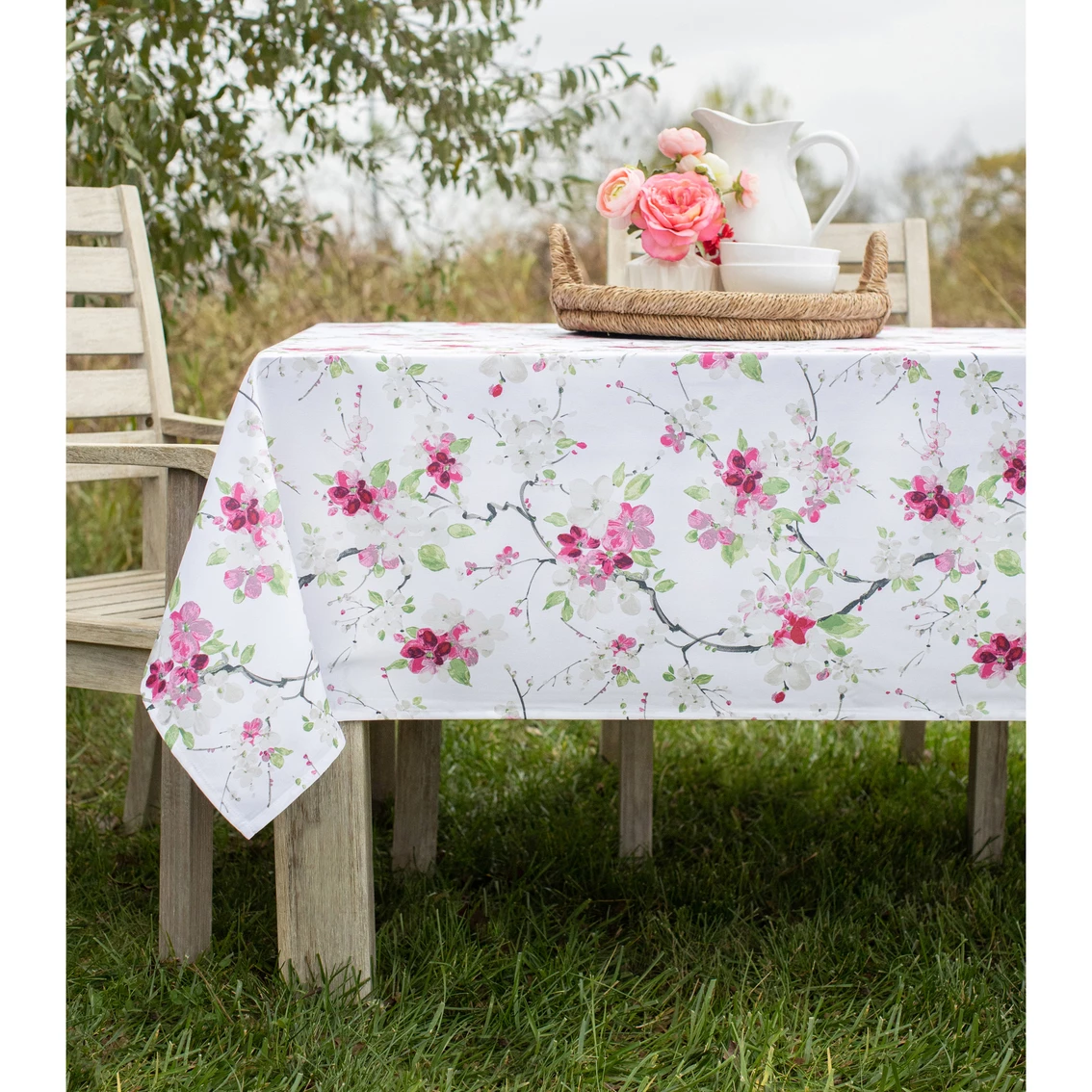 Best Sale ???? Benson Mills Milena Fabric Printed Tablecloth ⌛ 1 Best Sale ???? Benson Mills Milena Fabric Printed Tablecloth ⌛