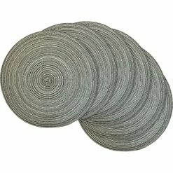 Brand new ✨ Design Imports Variegated Round Woven Placemat 6 Pk. ????