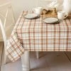Promo ???? Benson Mills Barn Plaid Fabric Printed Tablecloth 60 X 84 In. ????