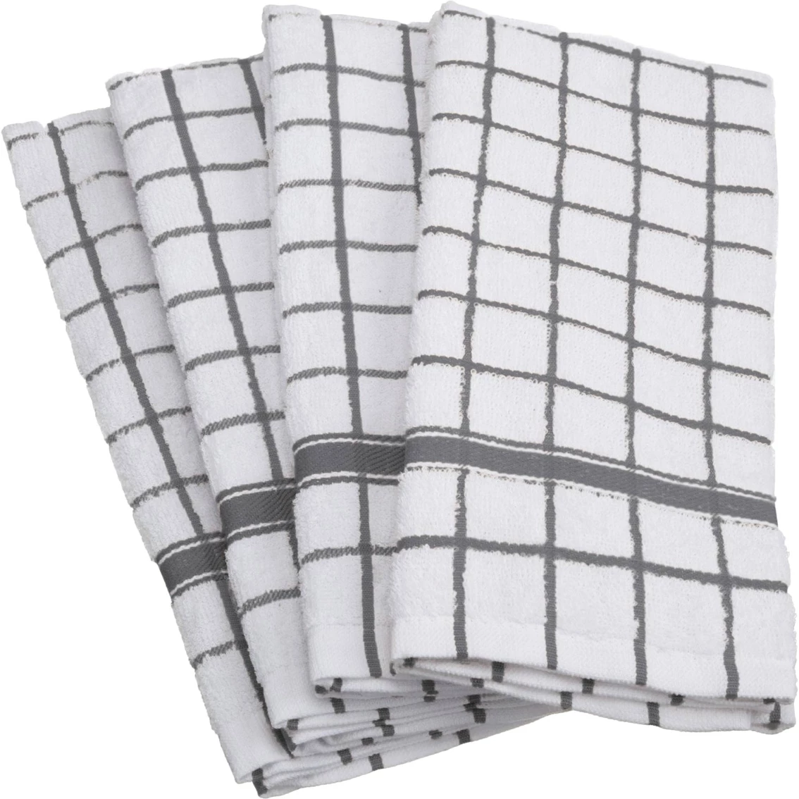 New ???? Design Imports Windowpane Terry Dishtowel 4 Pk. ???? 2 New ???? Design Imports Windowpane Terry Dishtowel 4 Pk. ???? - Image 2