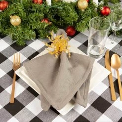 New ???? Design Imports Black Buffalo Check Tablecloth ???? 12 New ???? Design Imports Black Buffalo Check Tablecloth ???? -Le ToyVan shop unnamed file 32