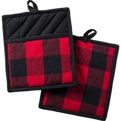 Brand new ???? Design Imports Red Buffalo Check Potholder 2 Pk. ????