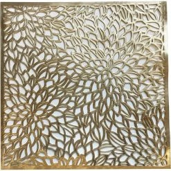 Promo ⌛ Benson Mills Modern Flower Pressed Vinyl Placemat 4 Pk. ❤️