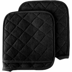 New ???? Lavish Home Oversized Heat Resistant Quilted Cotton Potholder 2 Pk. ????