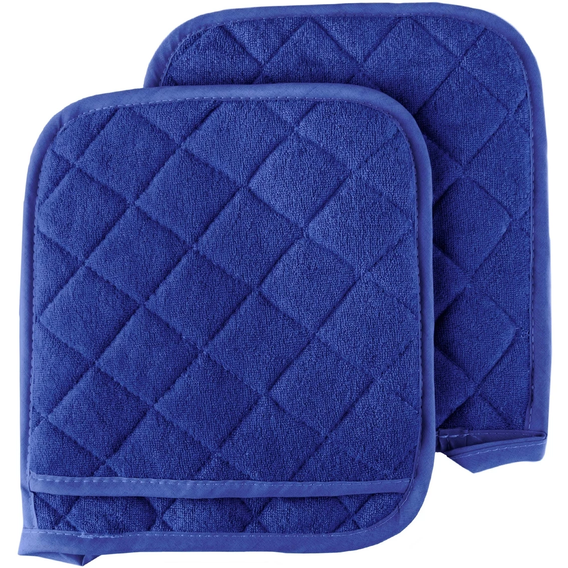 New ???? Lavish Home Oversized Heat Resistant Quilted Cotton Potholder 2 Pk. ???? 2 New ???? Lavish Home Oversized Heat Resistant Quilted Cotton Potholder 2 Pk. ???? - Image 2