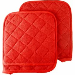 New ???? Lavish Home Oversized Heat Resistant Quilted Cotton Potholder 2 Pk. ???? 6 New ???? Lavish Home Oversized Heat Resistant Quilted Cotton Potholder 2 Pk. ???? -Le ToyVan shop unnamed file 416