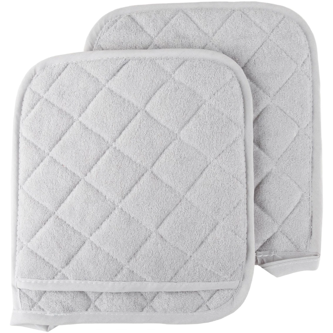 New ???? Lavish Home Oversized Heat Resistant Quilted Cotton Potholder 2 Pk. ???? 4 New ???? Lavish Home Oversized Heat Resistant Quilted Cotton Potholder 2 Pk. ???? - Image 4