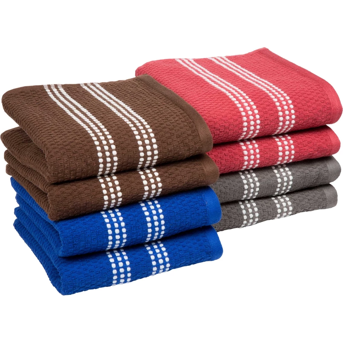Outlet ✨ Lavish Home 100% Cotton Popcorn Terry Kitchen Towel Set ⭐ 1 Outlet ✨ Lavish Home 100% Cotton Popcorn Terry Kitchen Towel Set ⭐