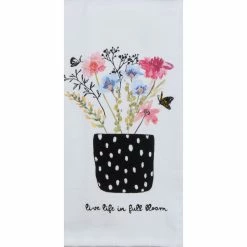 Brand new ✔️ Kay Dee Designs Live Life In Full Bloom Terry Towel ⭐