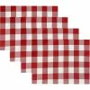 Brand new ❤️ Benson Mills Freeport Check Woven Vinyl Placemat Set Of 4 ⌛