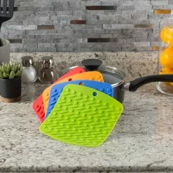 Brand new ???? Lavish Home Silicone Potholder 4 Pc. Set ???? 7 Brand new ???? Lavish Home Silicone Potholder 4 Pc. Set ???? -Le ToyVan shop unnamed file 451