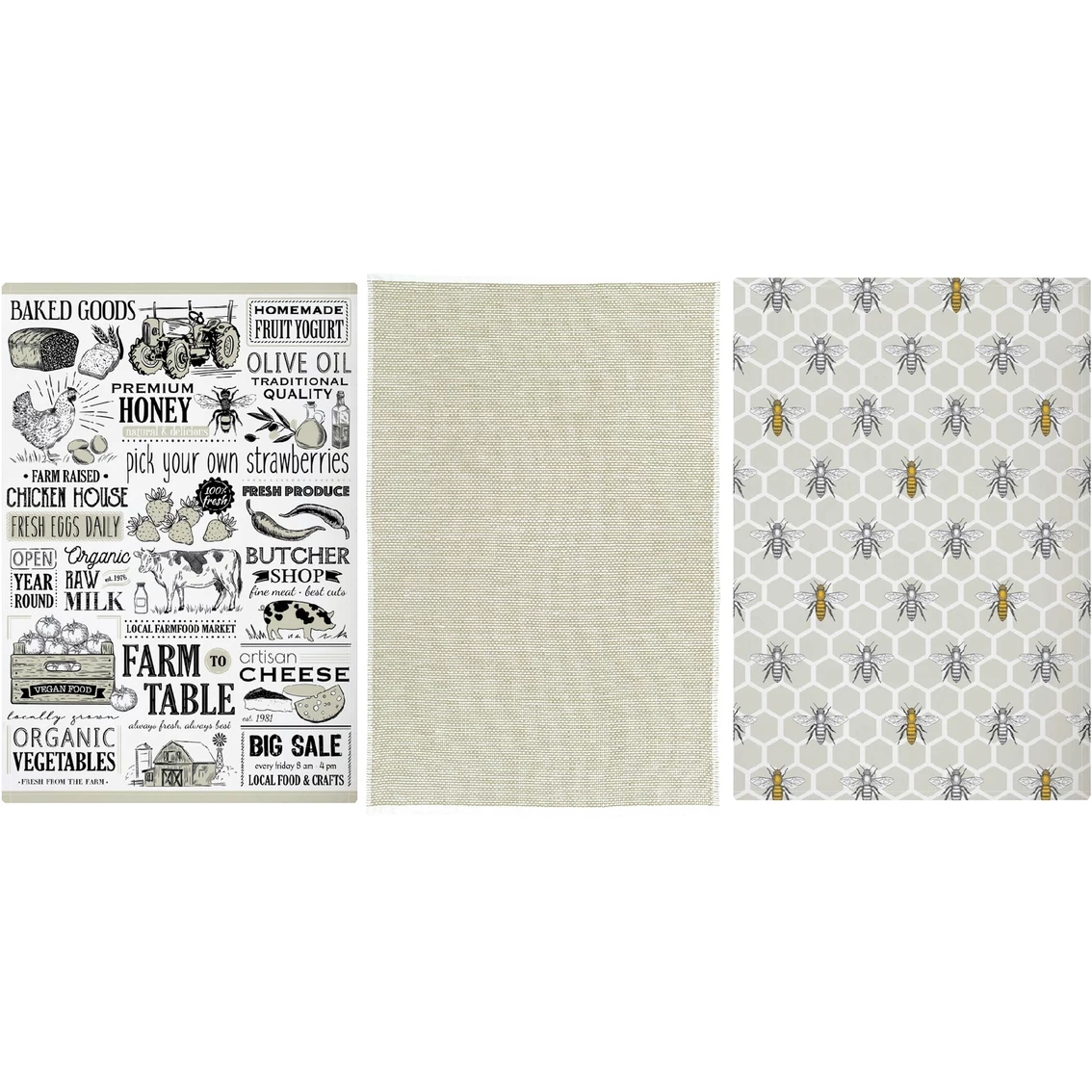 Coupon ???? MUkitchen Beehive Print Kitchen Towel 3 Pc. Set ???? 1 Coupon ???? MUkitchen Beehive Print Kitchen Towel 3 Pc. Set ????