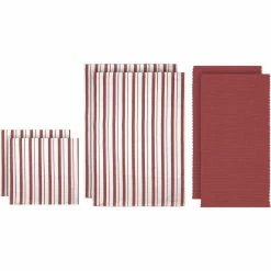 Promo ???? MUKitchen Basketweave Kitchen Towel, Dish Cloths And Solid Rigid Towel Set Of 3 ⌛ -Le ToyVan shop unnamed file 510