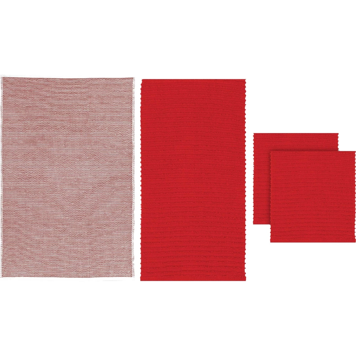 Outlet ???? MUkitchen Kitchen Ridged Towel And Dish Cloth 4 Pc. Set ???? 1 Outlet ???? MUkitchen Kitchen Ridged Towel And Dish Cloth 4 Pc. Set ????