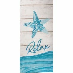 New ???? Kay Dee Designs Coastal Tranquility Relax Dual Purpose Terry Towel ????