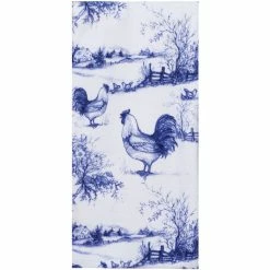 Brand new ???? Kay Dee Designs Blue Rooster Dual Purpose Toile Terry Towel ✔️