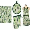Cheap ???? MUkitchen Kitchen Towel, Apron, Oven Mitt And Pot Holder Set ????