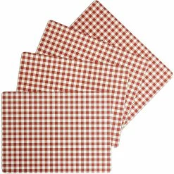 Deals ???? Benson Mills Calvin Gingham Cork Placemat Set Of 4 ????