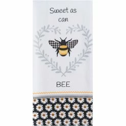 Flash Sale ❤️ Kay Dee Designs Sweet As Can Bee Dual Purpose Terry Towel ????