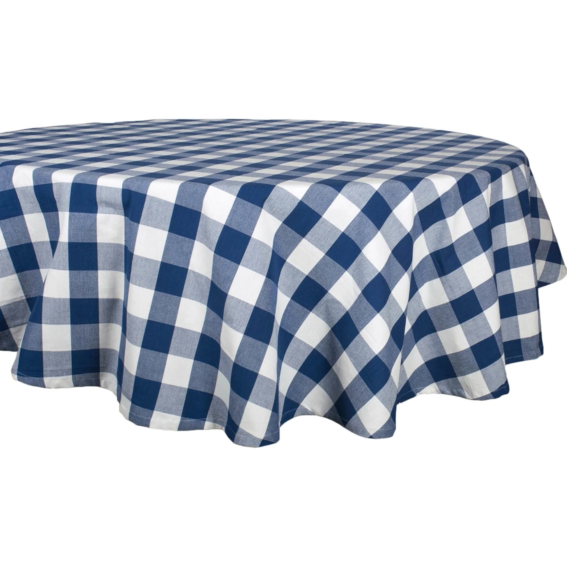 New ???? Design Imports DII Buffalo Check 70 In. Round Tablecloth ???? 3 New ???? Design Imports DII Buffalo Check 70 In. Round Tablecloth ???? - Image 3