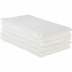 Hot Sale ✔️ 1888 Mills Classic Essential White Ribbed Bar Mop Kitchen Towel 5 Pk. ????