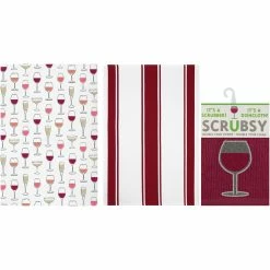 Budget ✔️ MUkitchen Scrubsy Dish Cloth And Kitchen Towels Set ????