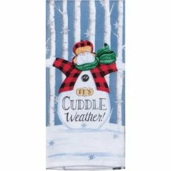 Buy ???? Kay Dee Designs Cuddle Weather Snowman Dual Purpose Terry Towel ????