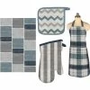Best deal ⭐ MUkitchen Up North Kitchen Towel, Apron, Oven Mitt And Pot Holder 4 Pc. Set ⌛