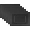 Discount ???? Design Imports DII Double Frame PVC Placemat 6 Pc. Set ????