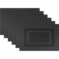 Discount ???? Design Imports DII Double Frame PVC Placemat 6 Pc. Set ????