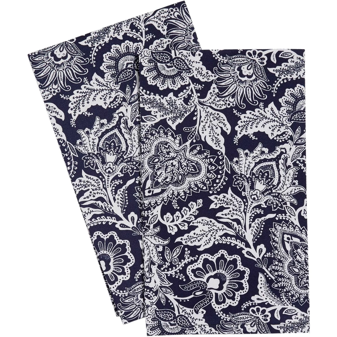Buy ???? Vera Bradley Java Navy And White Dish Towel Set Of 2 ✔️ 2 Buy ???? Vera Bradley Java Navy And White Dish Towel Set Of 2 ✔️ - Image 2